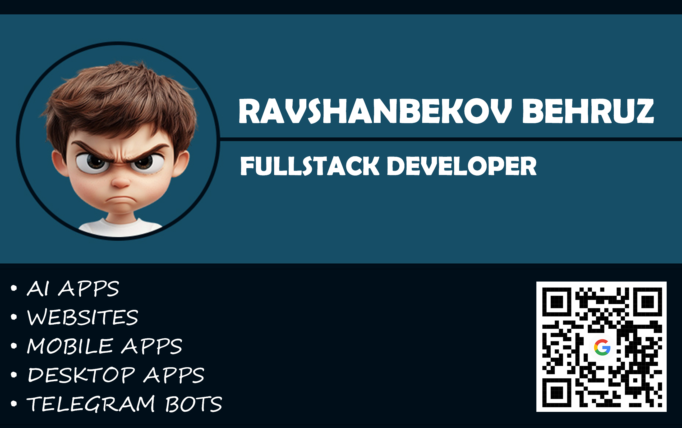 Ravshanbekov`s Business Card - rasm 2